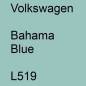 Preview: Volkswagen, Bahama Blue, L519.